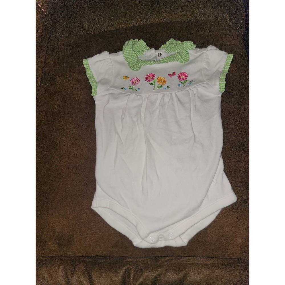 Gymboree‎ layette line spring blossom floral butterfly one piece 18 24 months